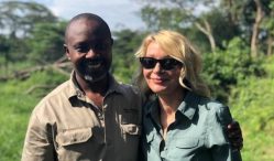 Uganda police rescues an American tourist and her driver guide